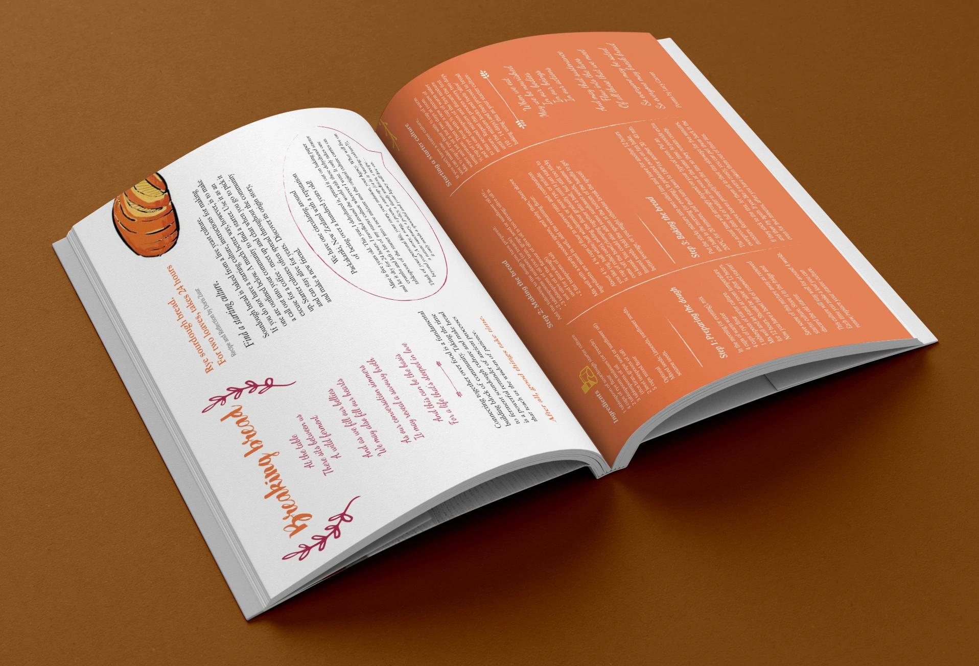 Recipe-themed editorial spread from Better Work Together